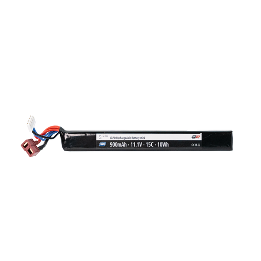 11.1V Li-Po Batteri 900mAh 15C, 1 Stick, T-Plug