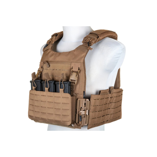 Specna Arms Tactical QR Tan Plate Carrier Vest