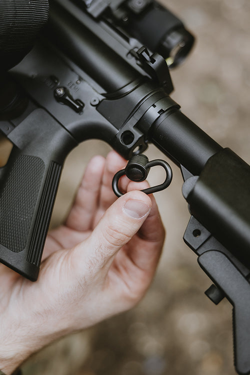 QD SLING POINT - SORT STÅL