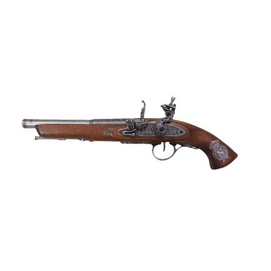 Dekorativ Replika af 18. århundredes flintlås Pistol