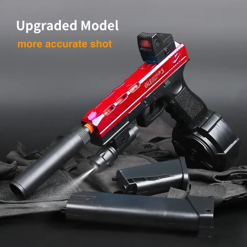 Gel Blaster GCOCK Fuldautomatisk - Sort/Rød