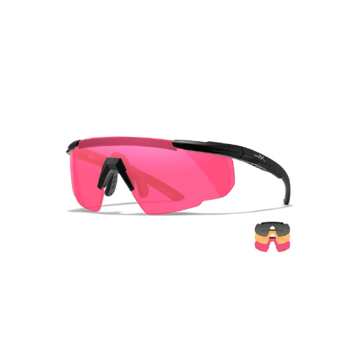 SABER ADVANCED Glas: Grå/Lys Orange/Magenta Stel: Mat Sort