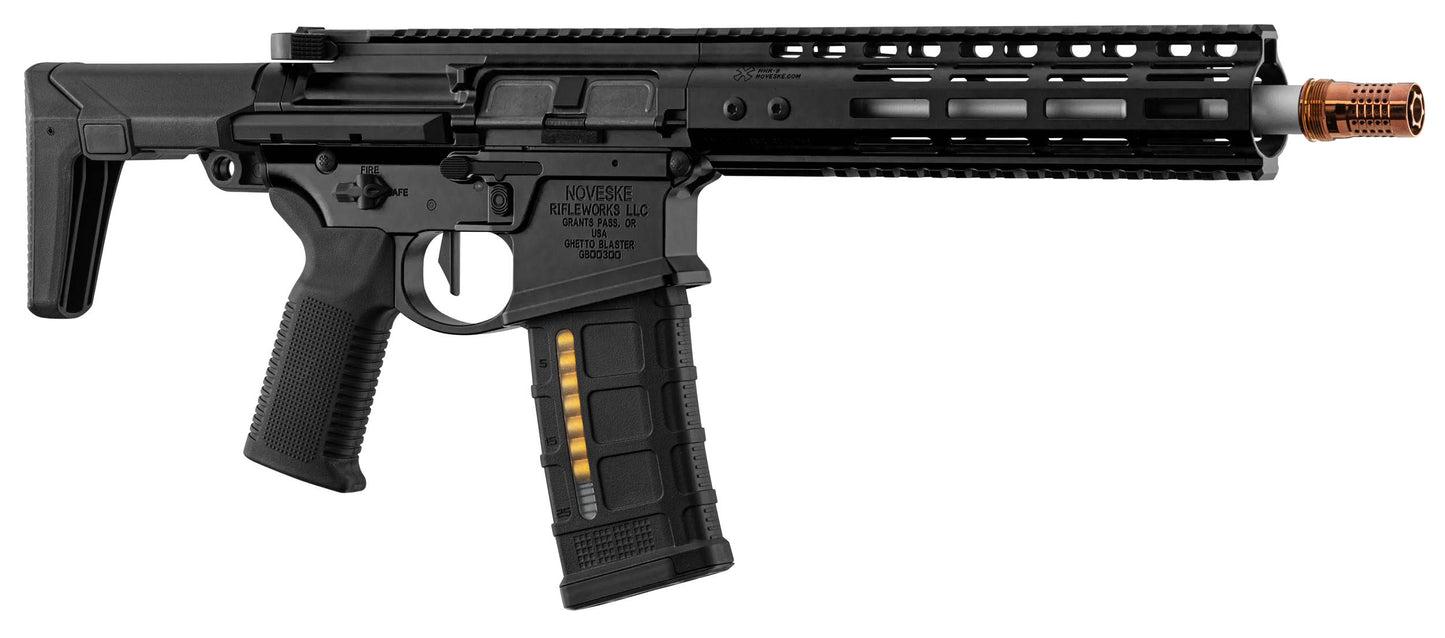 GBBR MWS Ghetto Blaster Noveske 9" Sort