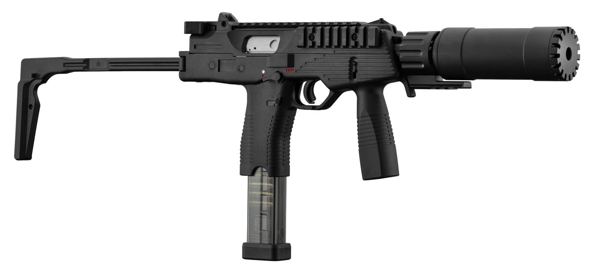 Maruyama MP-IX GBB Airsoft SMG med QD lyddæmper - Sort