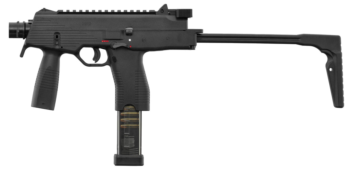 Maruyama MP-IX GBB Airsoft SMG med QD lyddæmper - Sort