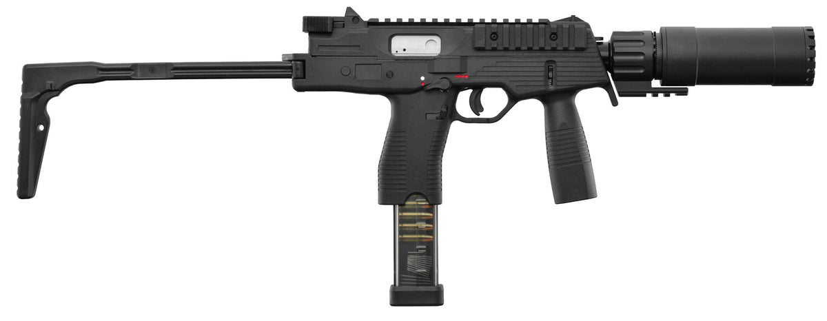 Maruyama MP-IX GBB Airsoft SMG med QD lyddæmper - Sort