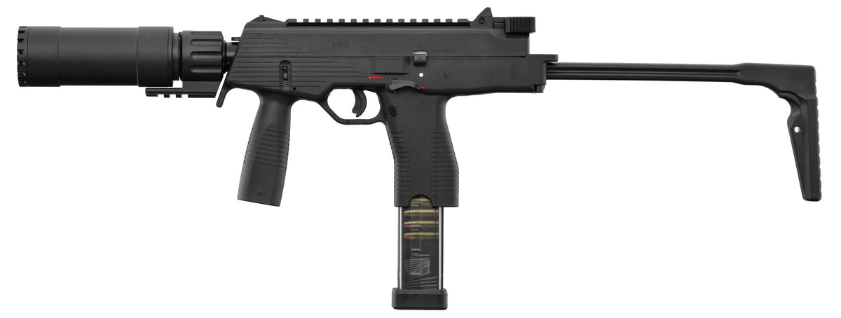 Maruyama MP-IX GBB Airsoft SMG med QD lyddæmper - Sort