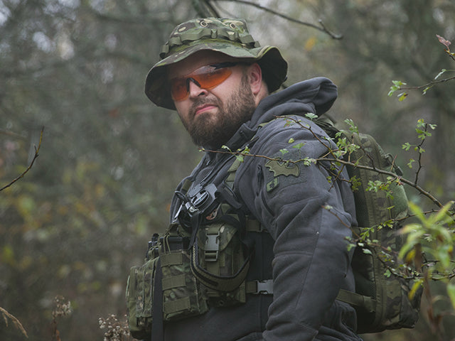 RYGSÆK M/ MOLLE FRONT - OD GREEN