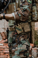 DOUBLE PISTOL MAG POUCH - TAN