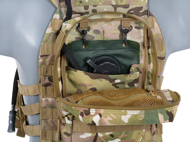 Molle Modular Hydration Pouch - Sort Multicamo