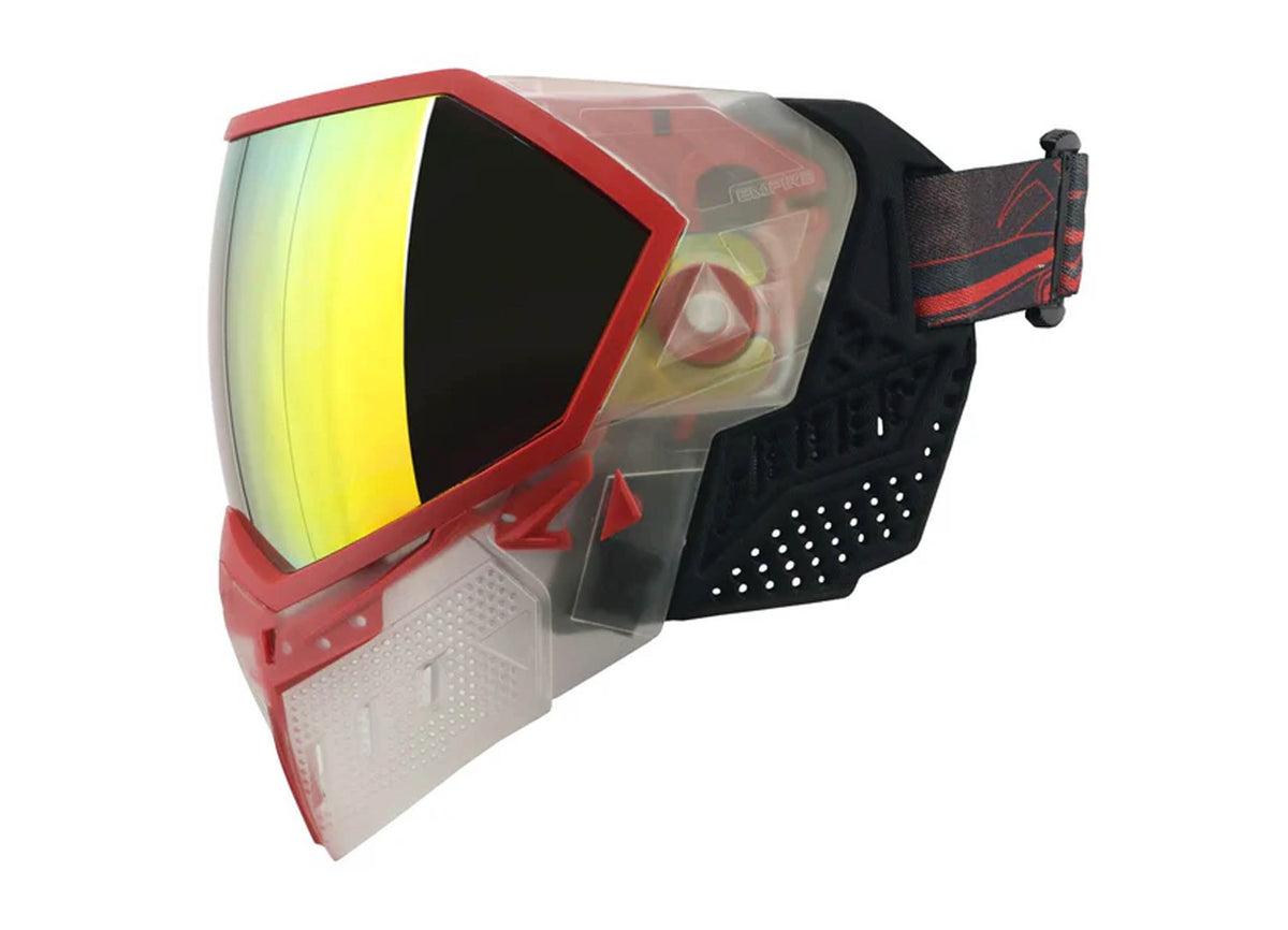 Empire EVS Crystal SE Paintball Maske Clear/Red – Fire Mirror Linse