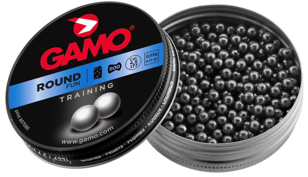 Gamo Round Fun rundkugler 4,5 mm – 0,53 g, 500 stk.