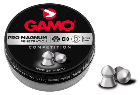 Gamo Pro Magnum spidshagl 4,5 mm – 0,49 g, 250 stk.