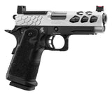 GBB Stryk Hi-Capa 4.3 Silver Lancer Tactical Airsoft Pistol