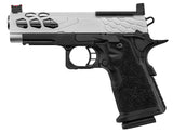 GBB Stryk Hi-Capa 4.3 Silver Lancer Tactical Airsoft Pistol