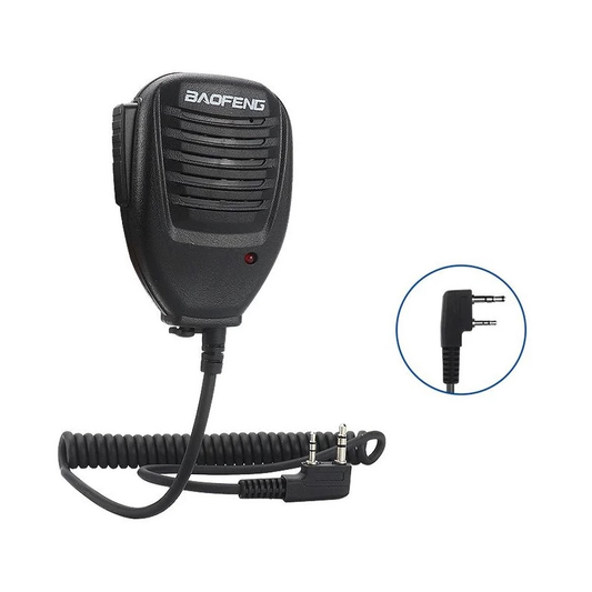 Mikrofon til Baofeng Radio Kenwood 2-Pin