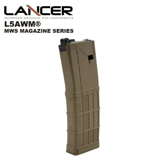 Lancer L5AWM V2 Gas Magasin til TM MWS 35 BBs - Tan