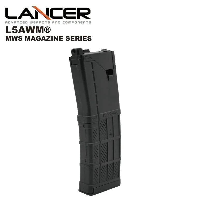 Lancer L5AWM V2 Gas Magasin til TM MWS 35 BBs - Sort