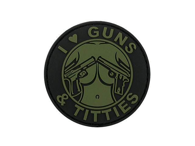 GUNS TITTIES PVC PATCH - OD