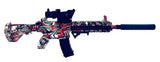 Gel Blaster M416 - Rød Grafiti