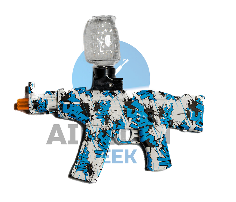 Splatter Mini M4 Gel Blaster - Blå Grafiti
