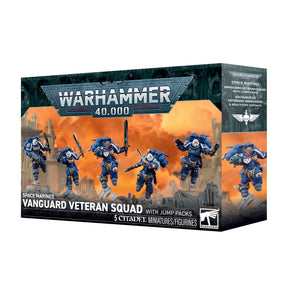 Games Workshop Warhammer 40.000 - Space Marines: Vanguard Veteran Squad with Jump Packs - 5 figurer