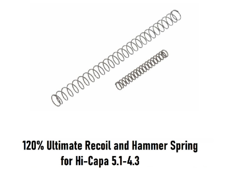 120% Ultimate Recoil og Hammer Fjeder for Hi-Capa 5.1-4.3