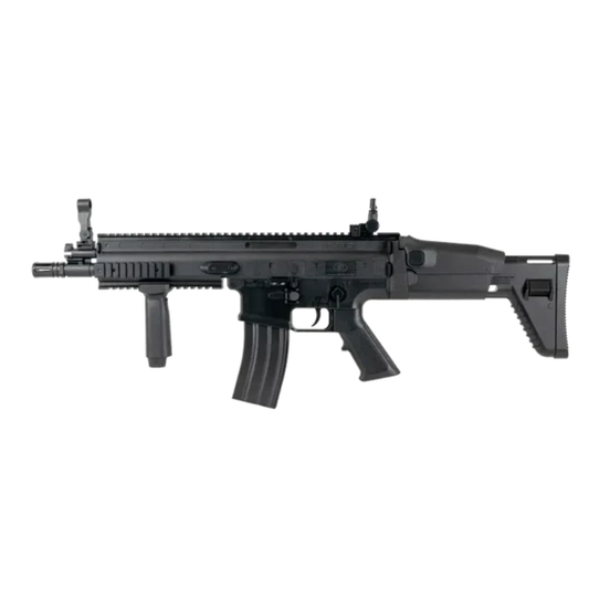 FN Scar-L, Manuel, 0.9 J - Sort