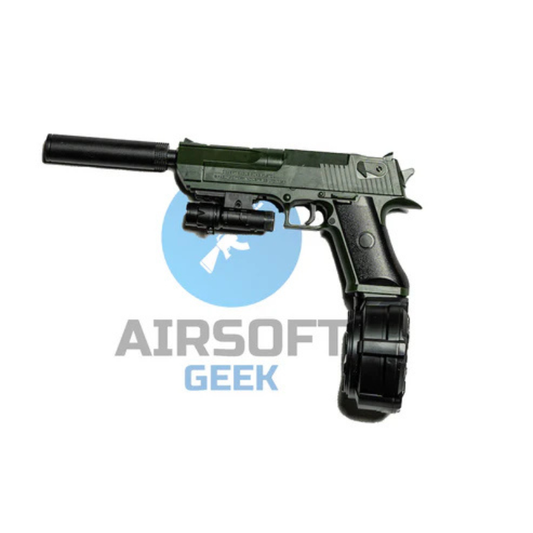 Gelblaster Desert Eagle - Grøn