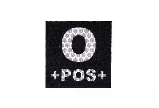 IR PATCH - O POS BLOOD TYPE