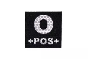 IR PATCH - O POS BLOOD TYPE