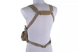 D3CR Chest Rig Tactical Vest - Tan