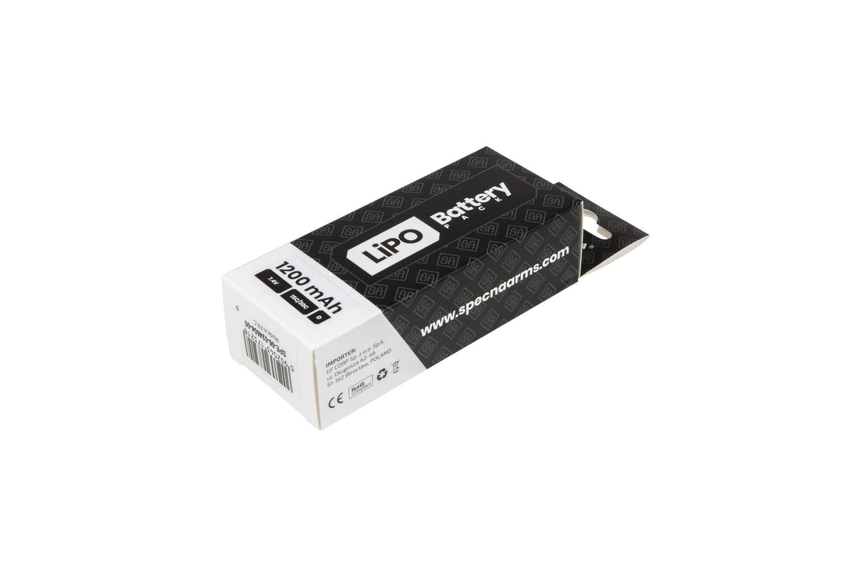 LiPo 7,4V 1200mAh 15/30C Battery - T-Connect (Deans)