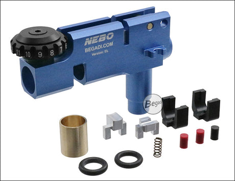 PRO NEBO CNC AK rotary hopup-enhed blå til E&L og Arcturus | Airsoftgeek