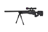 SA-S11 Sniper m/ Kikkert og Bipod 3 Joule - Sort