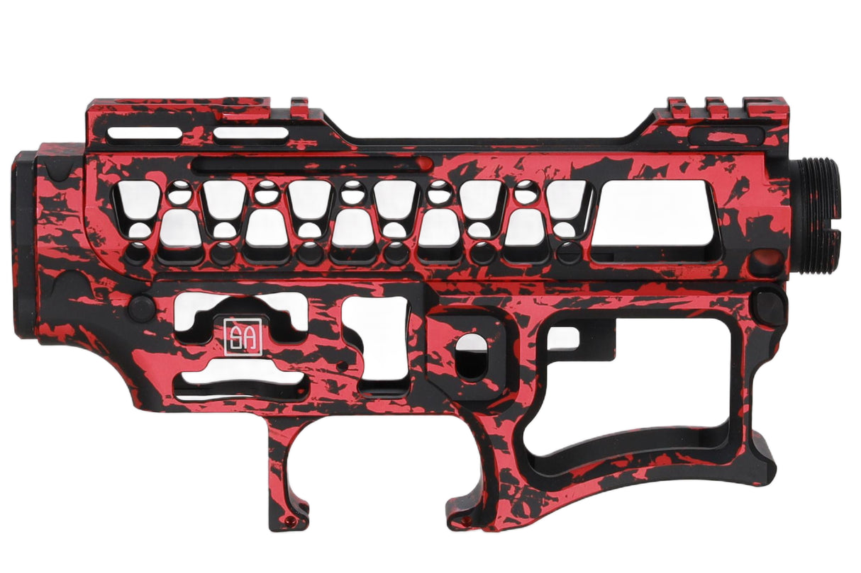 Specna Arms x Mancraft CNC Speedsoft Splash Anodised kit for M4/M16 replicas black-red