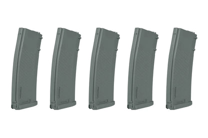 5 Stks 125 Skuds S-Mag Mid-Cap Magasiner - Grå