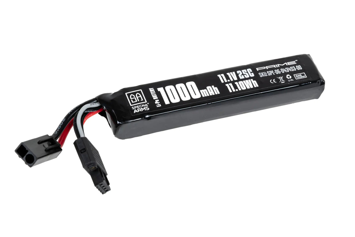 Battery Li-Po Specna Arms x Gens Ace 1000 mAh 25C 11.1V Tamiya mini G-Tech