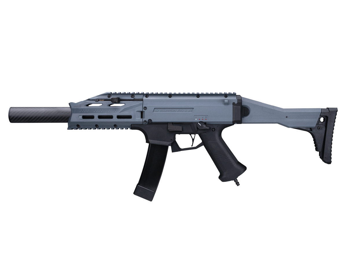 CZ Scorpion EVO 3 A1 M-BET, HPA, CNC, Black-Battleship Grey