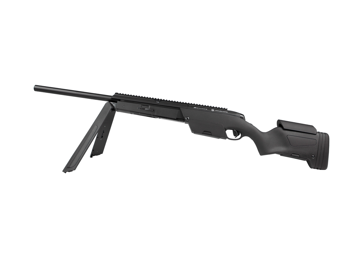 Steyr Scout Elite, Sniper rifle, Fjeder, Sort