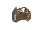 METAL MESH M/ KINDPUDER & ØREBESKYTTELSE - OD GREEN