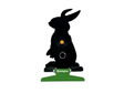 Remington standing pull & reset metal target, rabbit