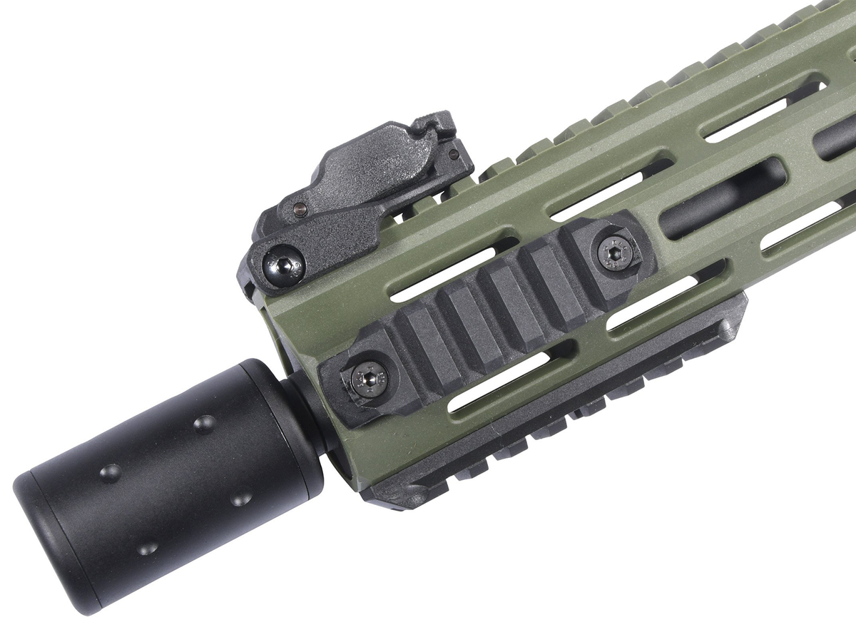 Delta Armory M4 AR15 M-LOK SilentOps 10" Charlie EAGLE, Olive