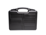 ASG plastic pistol case, 31x25.6x8cm, Sort