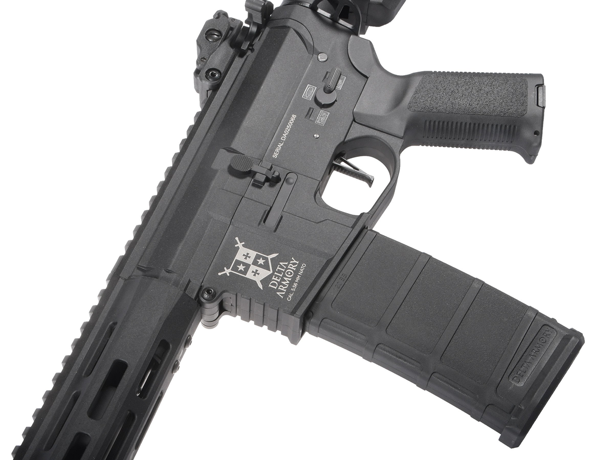 Delta Armory M4 AR15 M-LOK SilentOps 8" Charlie, Black