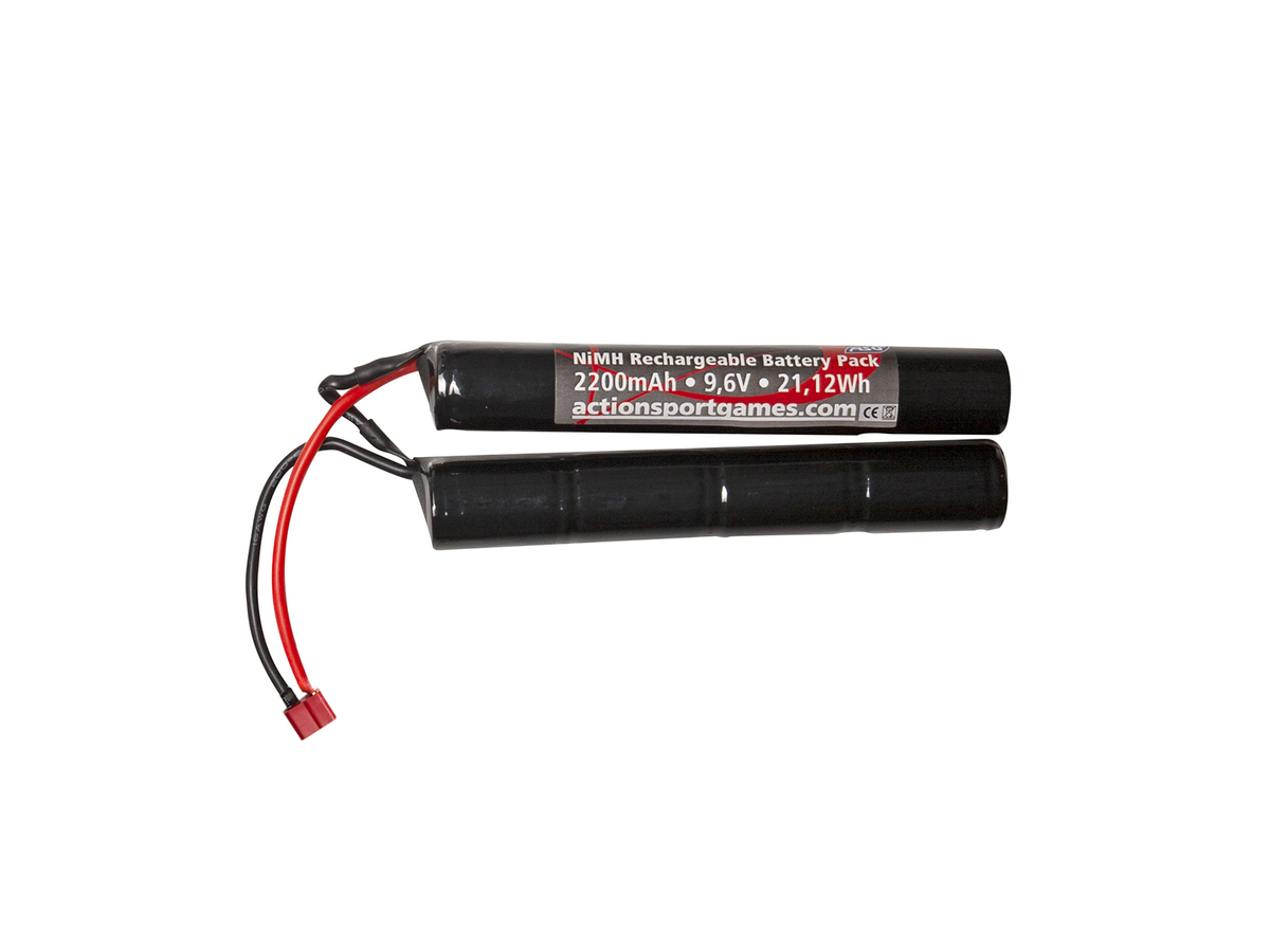 ASG Batteri - 9, 6V 2200mAh NiMH T-plug connector