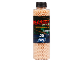 Blaster Tracer, 0,20g, airsoft BB, 3300 stk. flaske - rød