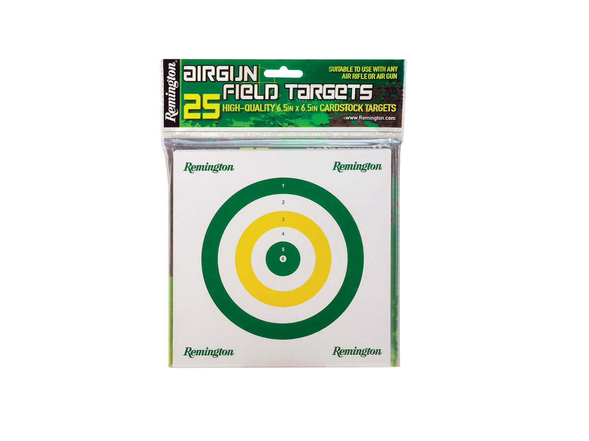 Remington cardstock field targets