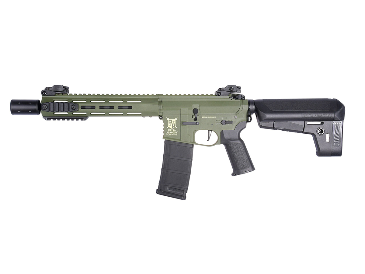 Delta Armory M4 AR15 M-LOK 10" SilentOps Charlie, Olive