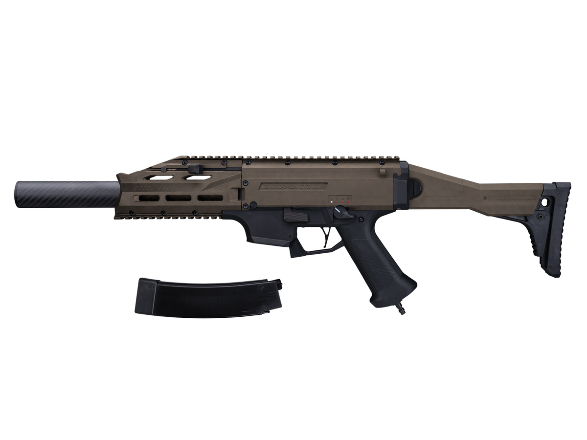 CZ Scorpion EVO 3 A1 M-BET, HPA, CNC, Black-FDE